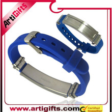 Wholesale brazalete de germanio de acero inoxidable